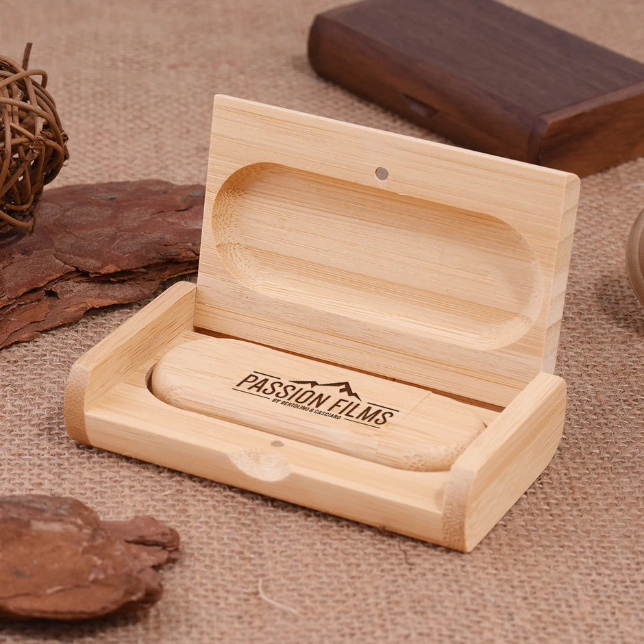 TYPE-C 2 in 1 Wooden USB Flash Drive 128GB Free Custom Logo Memory Stick 64GB 100% Real Capacity Pen Drive 32GB Wedding Gift