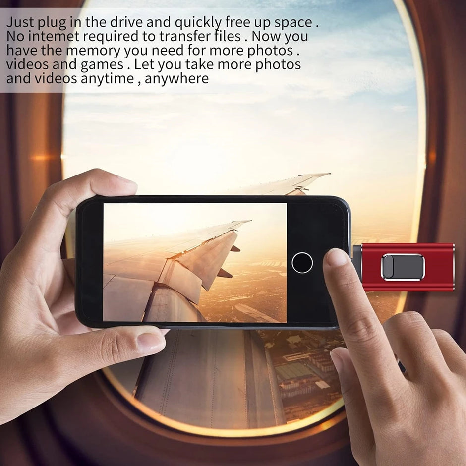 USB Flash Drive 2T 1T High Speed 512G 256G Sticks External Storage Pen Drive For Phone iPhone Android PC Copy Photo Videos Files