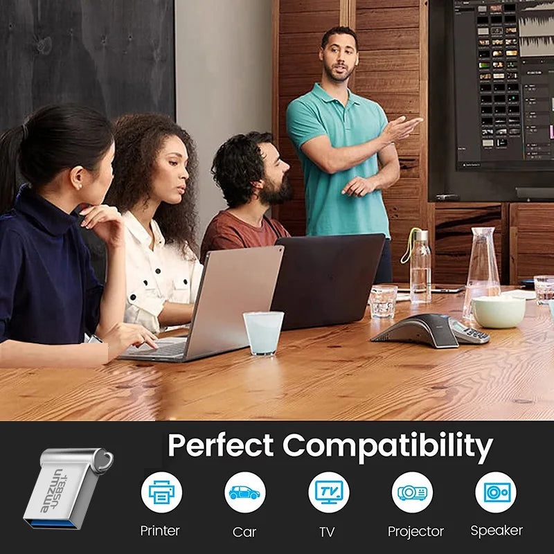 USB Flash Drive 3.1 Flash Pendrive 128GB 64GB 32GB 16GB Cle USB3.1 Metal Stick Pen Drive High Speed Super Mini Portable U Disk