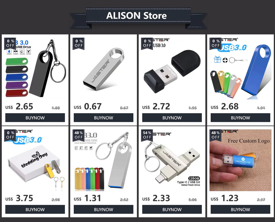 USB 3.0 128GB Original Mini Pen Drives 64GB 32GB 16GB Flash Drive Stick U Disk Key Storage Flash Flash for Computer
