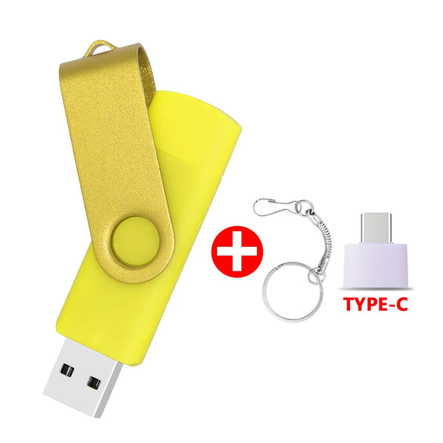 USB Flash Drive OTG Pen Drive 64 GB 32 GB 16 GB 8 GB 4GB External Storage Frosted Double Application Micro USB Stick Custom Logo