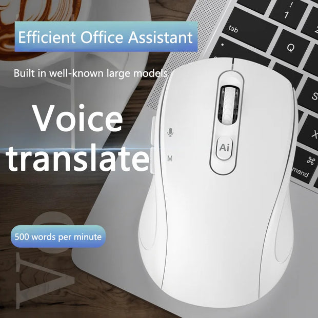 Xiaomi Intelligent Mouse Wireless Bluetooth Dual Mode Mute Rechargeable Mouse Voice Typing Translation Writing Office Universal