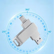 16TB Flash Drive USB 3.2 High Speed USB Transfer Type-c 2-In-1 8TB 16TB OTG Pendrive Waterproof Flash Disk For Computer