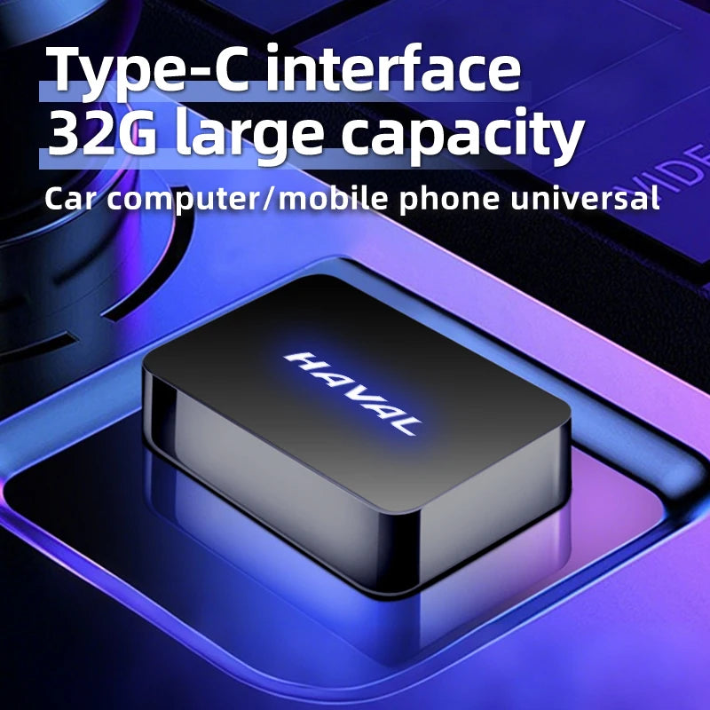 Car USB Flash Drive Portable Mini Short U Disk Pendrive Stable Fast For Great Wall Haval F7 H6 H2 H3 H5 H7 H8 H9 M4 F7X F7H H2S