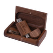 TYPE-C 2 in 1 Wooden USB Flash Drive 128GB Free Custom Logo Memory Stick 64GB 100% Real Capacity Pen Drive 32GB Wedding Gift