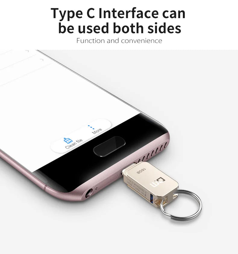 DM PD059 32GB 64G USB-C Type-C OTG USB 3.0 Flash Drive Pen Drive Smart Phone Memory MINI Usb Stick