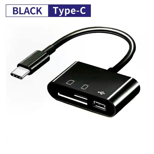 Type-C Adapter TF CF SD Memory Card Reader OTG Writer Compact Flash USB-C for IPad Pro Huawei for Macbook USB Type C Cardreader
