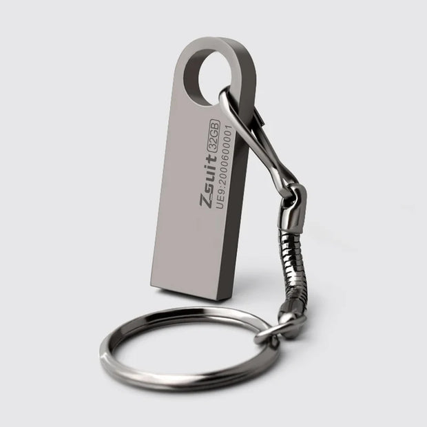 Metal USB 2.0/3.0 Flash Drive 128GB 256G Waterproof Pendrive 32G Usb Memory Stick 64GB USB Flash Drive Custom Logo Free Delivery
