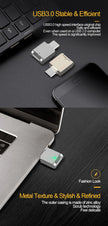 UTHAI C12 Type-C OTG USB3.0 Flash Drive USB-C Pen Drive Smart Phone Memory MINI Usb Stick 64G
