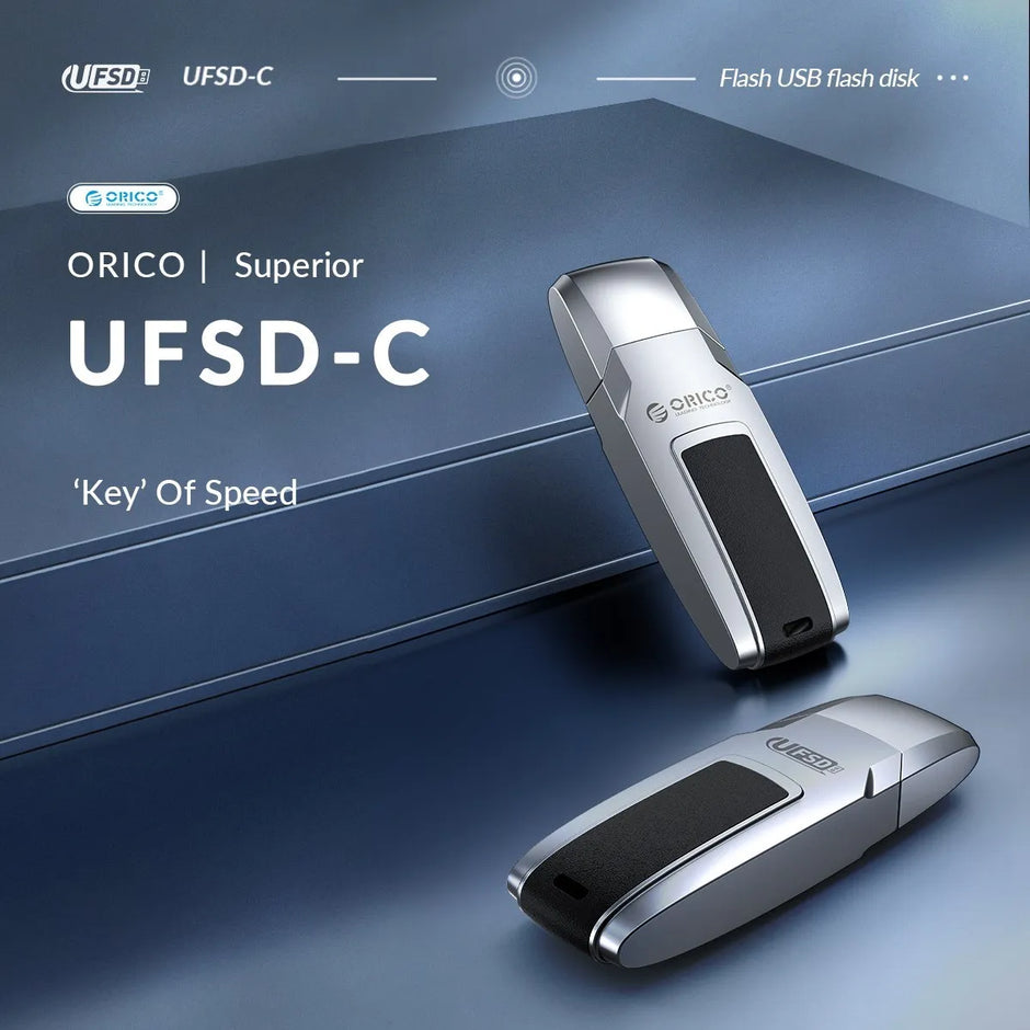 ORICO UFSD 411MB/S Pen Drive Metal Leather USB Flash Drive 512GB 256GB 128GB 64GB USB Stick Pendrives Car Shape Design