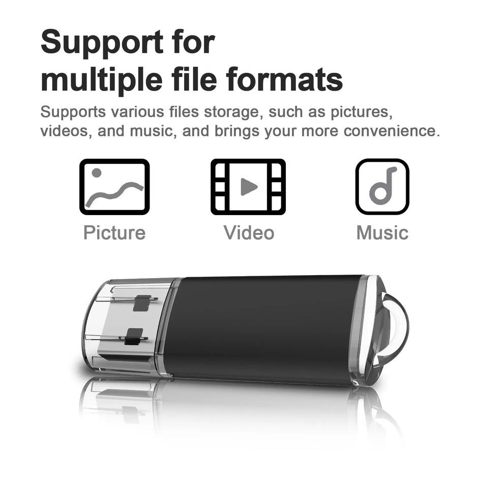 USB 2.0 Flash Drive 16G 32G 64G Pen Drive Pendrive High Speed Flash Disk Memory Stick Drives with LED Indicator