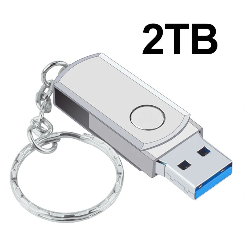 New Portable USB 3.0 Pendrive 2TB High Speed Pen Drive 16TB Metal Usb Flash Drive 4TB 8TB SSD Memoria USB Original Flash Stick