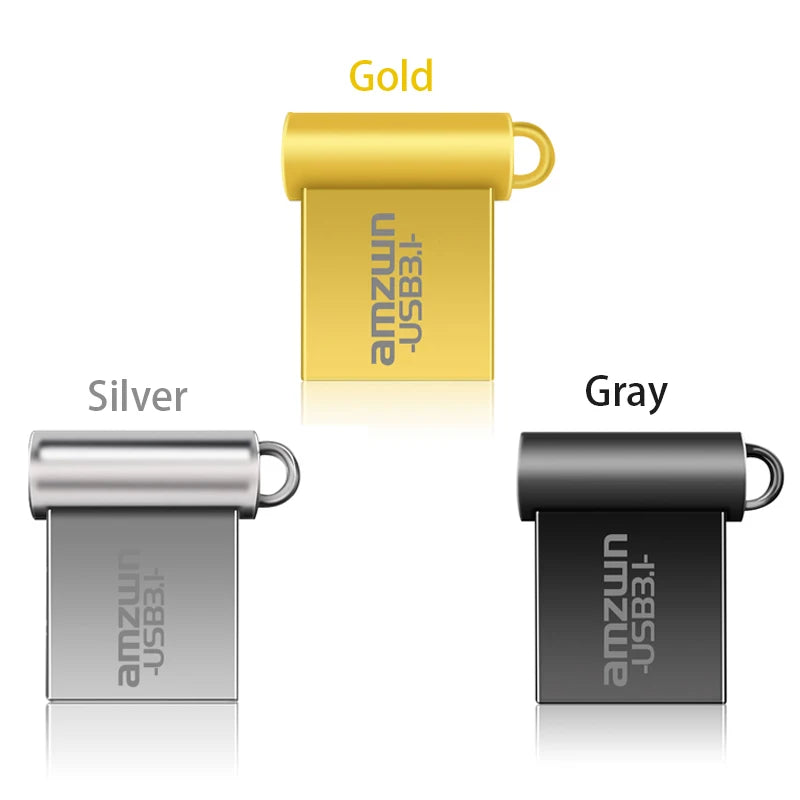 USB Flash Drive 3.1 Flash Pendrive 128GB 64GB 32GB 16GB Cle USB3.1 Metal Stick Pen Drive High Speed Super Mini Portable U Disk