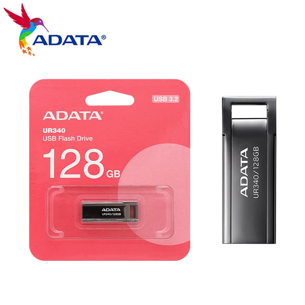 ADATA UR340 USB Flash Drive 32GB 64GB 128GB USB 3.2 Gen1 High Speed pendrive Original usb stick for PC Computer Laptop  Desktop