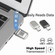 Original High Speed Type C USB Flash Drive 128GB Pendrive 64GB Mini U Disk Metal Memory Stick USB 3.0 Pen Drive