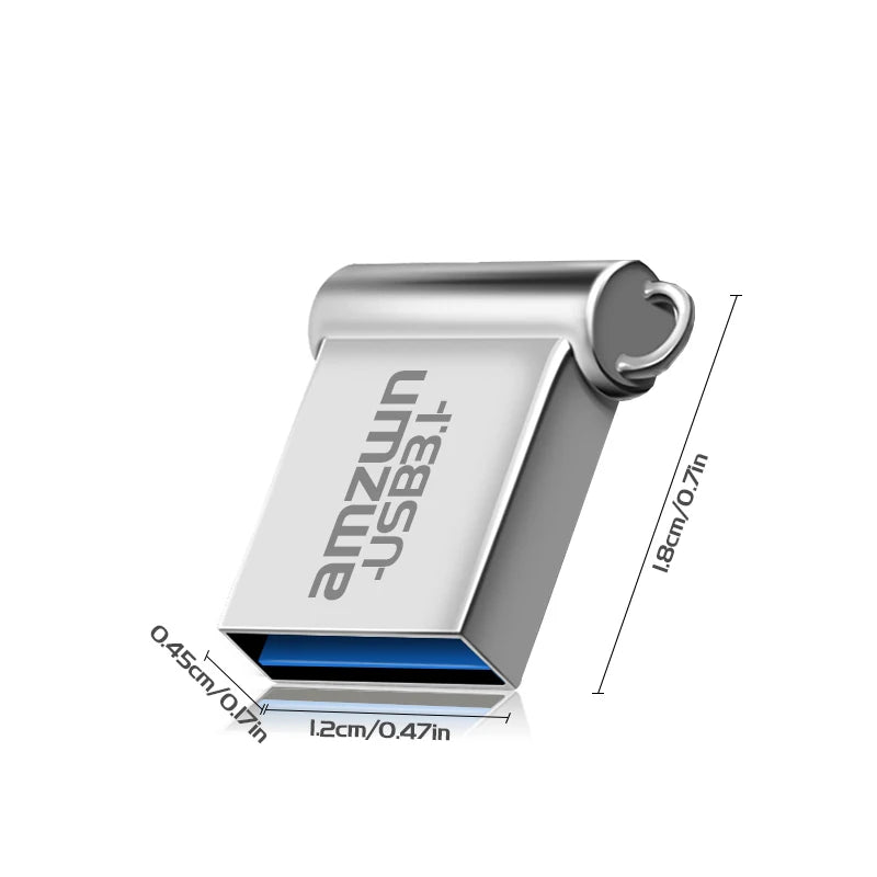 USB Flash Drive 3.1 Flash Pendrive 128GB 64GB 32GB 16GB Cle USB3.1 Metal Stick Pen Drive High Speed Super Mini Portable U Disk