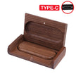 TYPE-C 2 in 1 Wooden USB Flash Drive 128GB Free Custom Logo Memory Stick 64GB 100% Real Capacity Pen Drive 32GB Wedding Gift