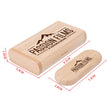 TYPE-C 2 in 1 Wooden USB Flash Drive 128GB Free Custom Logo Memory Stick 64GB 100% Real Capacity Pen Drive 32GB Wedding Gift