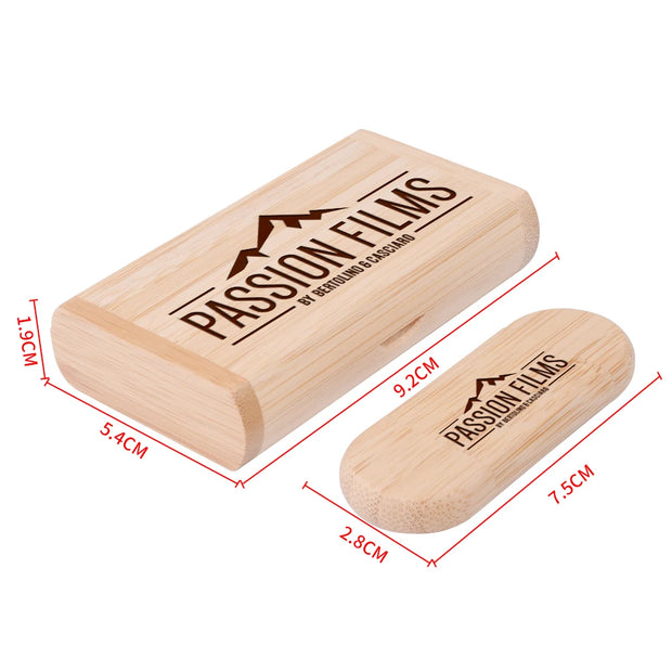 TYPE-C 2 in 1 Wooden USB Flash Drive 128GB Free Custom Logo Memory Stick 64GB 100% Real Capacity Pen Drive 32GB Wedding Gift