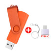 USB Flash Drive OTG Pen Drive 64 GB 32 GB 16 GB 8 GB 4GB External Storage Frosted Double Application Micro USB Stick Custom Logo