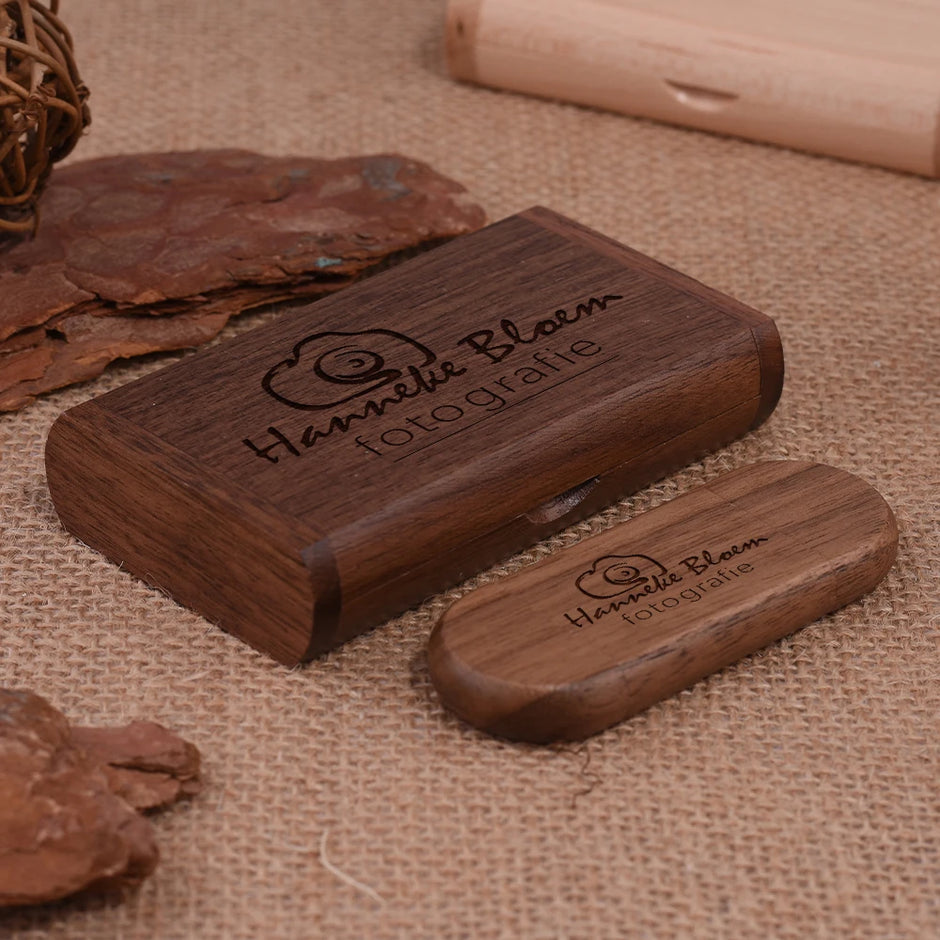 TYPE-C 2 in 1 Wooden USB Flash Drive 128GB Free Custom Logo Memory Stick 64GB 100% Real Capacity Pen Drive 32GB Wedding Gift