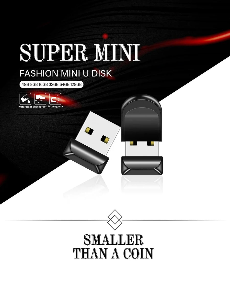 USB 3.0 128GB Original Mini Pen Drives 64GB 32GB 16GB Flash Drive Stick U Disk Key Storage Flash Flash for Computer