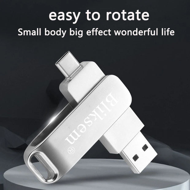 Pen Drive 64GB  OTG 128GB Type C USB 2.0 Flash Drive External Memory Stick for SmartPhone MacBook Tablet