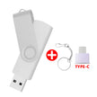 USB Flash Drive OTG Pen Drive 64 GB 32 GB 16 GB 8 GB 4GB External Storage Frosted Double Application Micro USB Stick Custom Logo