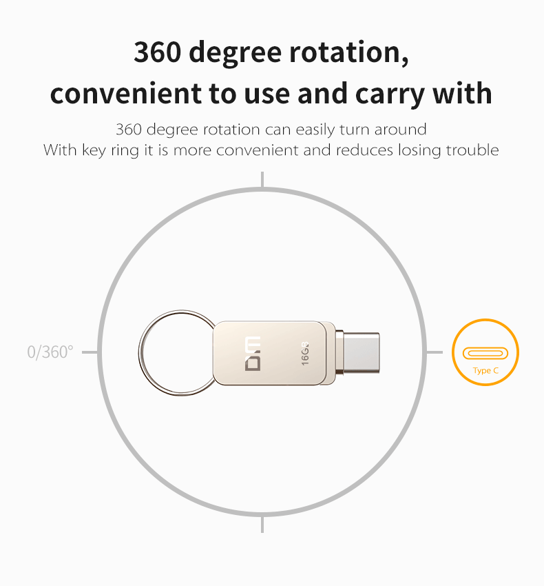 DM PD059 32GB 64G USB-C Type-C OTG USB 3.0 Flash Drive Pen Drive Smart Phone Memory MINI Usb Stick