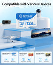 ORICO Original Memory Cards 16GB 32GB 64GB 128GB TF Memory Card A1 U3 Class10 V10 For Camera/Drone/Dash Cam High Speed SD Card