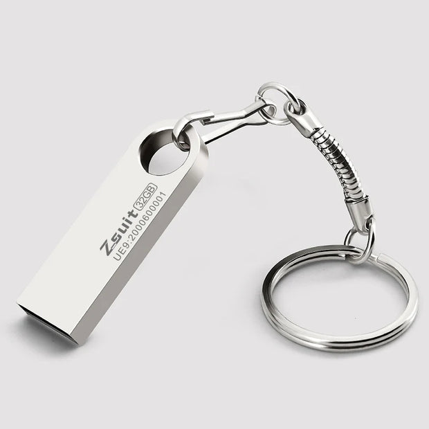 Metal USB 2.0/3.0 Flash Drive 128GB 256G Waterproof Pendrive 32G Usb Memory Stick 64GB USB Flash Drive Custom Logo Free Delivery