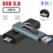 UBS 3.0 OTG USB Flash Drive 64GB Pen Drive 3 in 1 Type C & Micro USB Stick 3.0 Flash Drive 64GB 128GB Pendrive 256GB 32GB