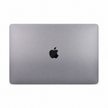 Apple MacBook Air laptop, dark gray back with Apple logo