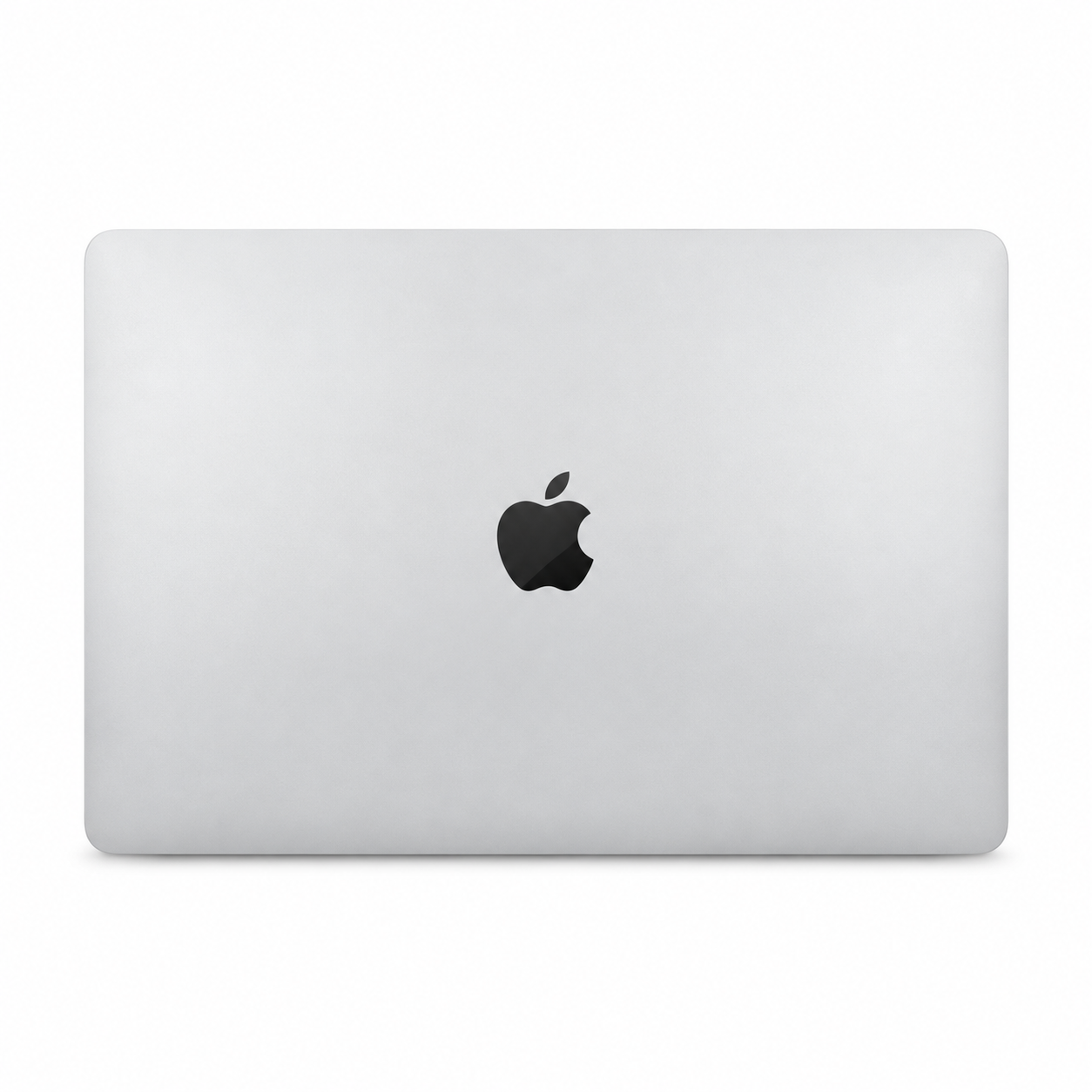 Apple MacBook Air laptop, silver back with Apple logo