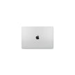 Apple MacBook closed lid in silver, top view