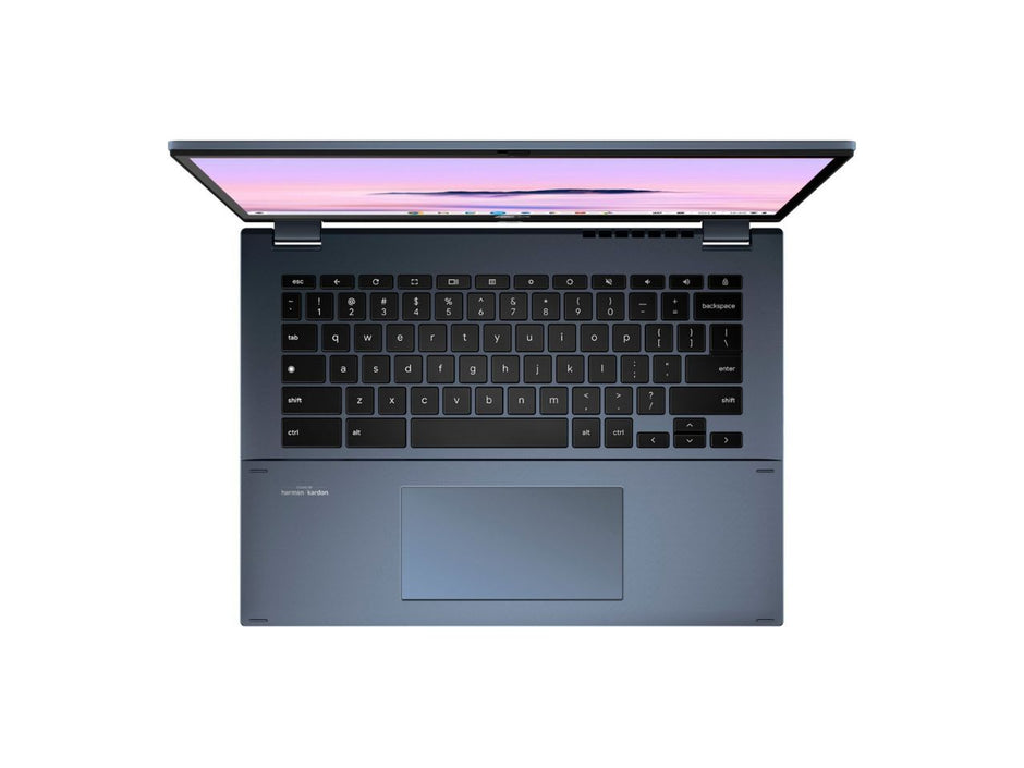 Asus Latest Chromebook Plus CM3401 14" 2-in-1 Laptop with Google AI - AMD Ryzen 3 7320C - 8GB Memory 128GB SSD Ponder Blue