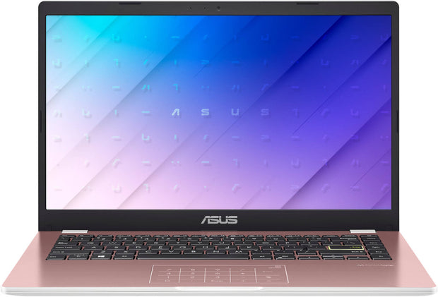 ASUS E410 Intel Celeron Laptop Ram 4GB Storage 256GB SSD 14-inch LED Display Keyboard Eng / Arabic Rose Gold