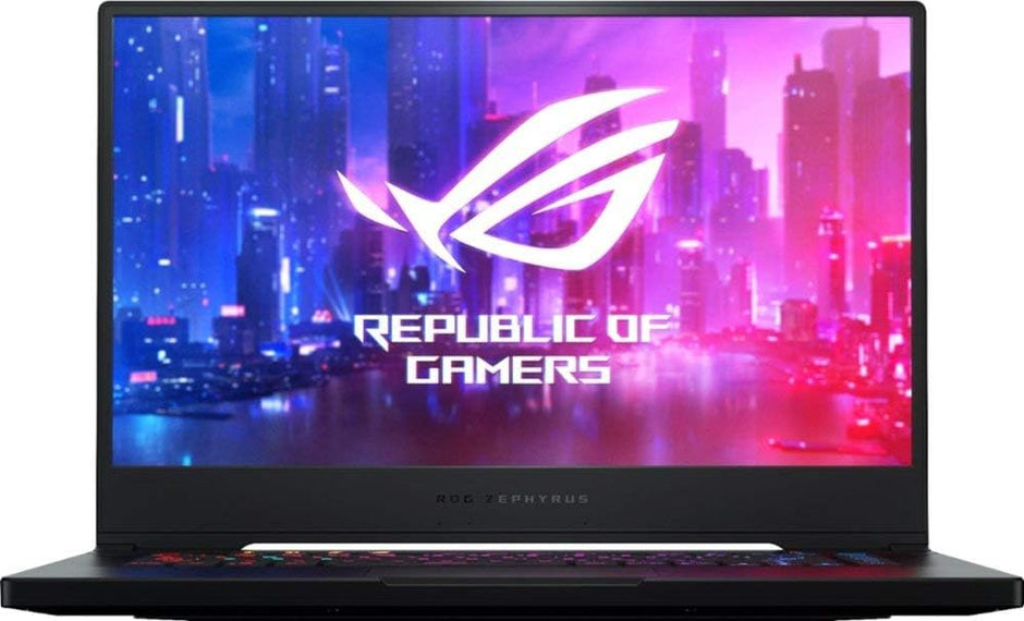 ASUS ROG ZEPHYRUS GU502GV Gaming Laptop Intel® Core™ i7-9750H 16GB Ram NVIDIA® GeForce RTX™ 2060 6GB GDDR6 VRAM 15.6-inch FHD Keyboard Eng Arabic etallic Black