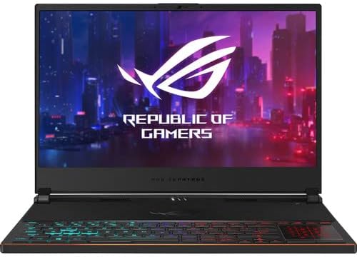 ROG Zephyrus GX531GX Ultra Slim Gaming Laptop i7-9750H 9th Gen 16GB DDR4 15.6" 240Hz IPS-Type FHD 8GB Graphics RTX 2080 Keyboard Eng Arabic