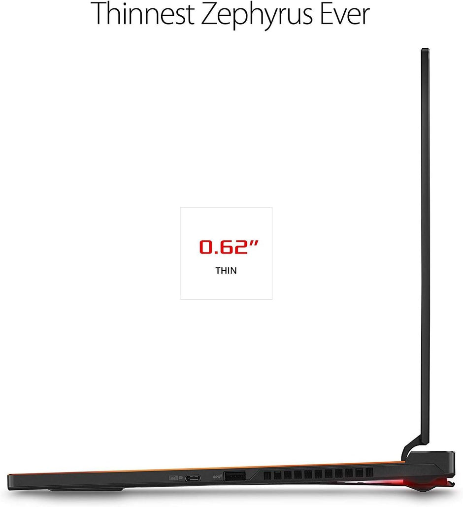 ROG Zephyrus GX531GX Ultra Slim Gaming Laptop i7-9750H 9th Gen 16GB DDR4 15.6