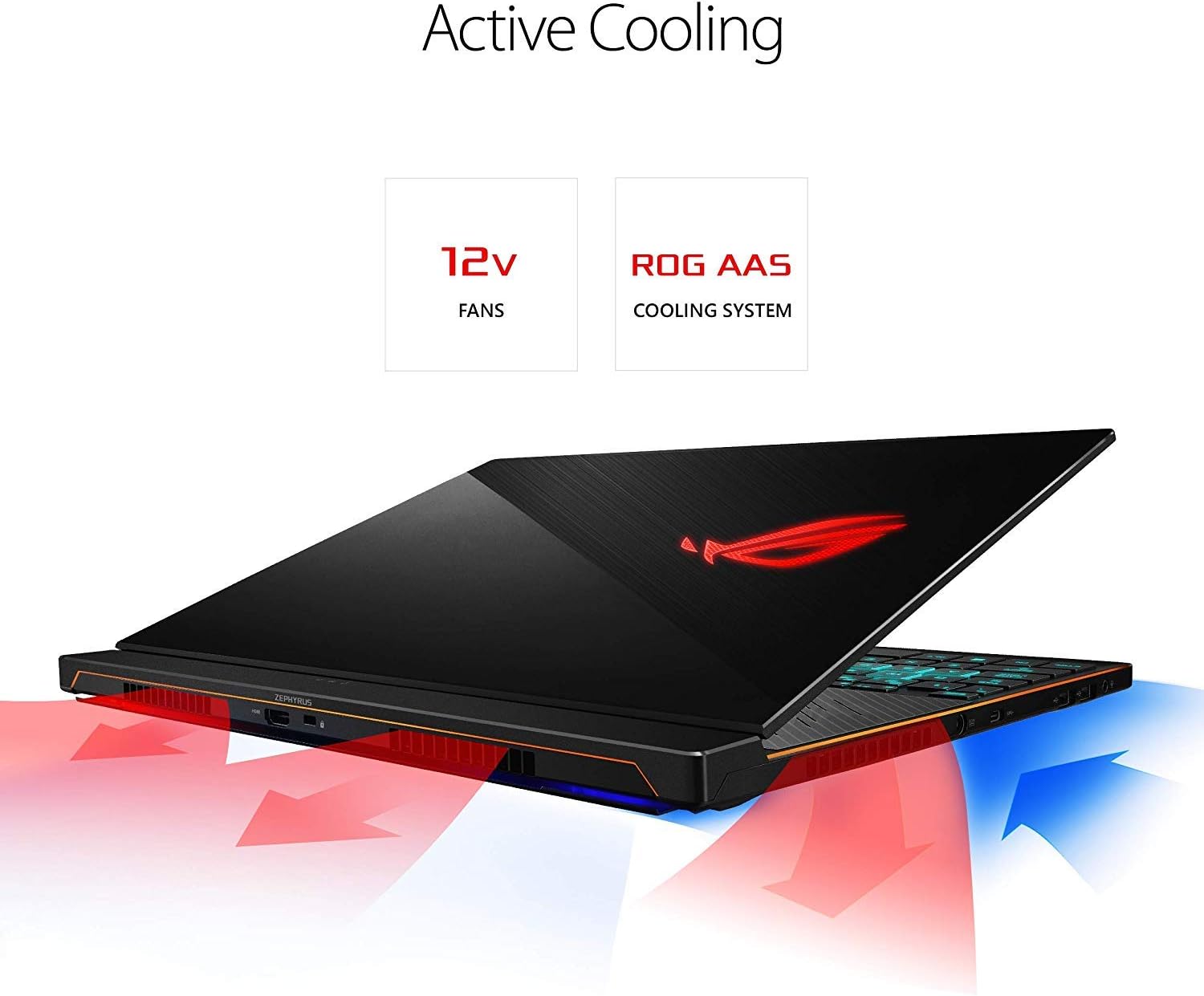 ROG Zephyrus GX531GX Ultra Slim Gaming Laptop i7-9750H 9th Gen 16GB DDR4 15.6