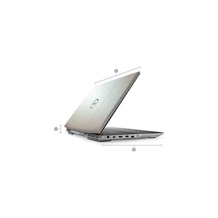 Dell G5 5505 Gaming Laptop FHD IPS High Performance Gaming Laptop Ryzen 5 4600H 6-core 16GB RAM - 512GB SSD Backlit Keyboard 6GB Graphics AMD Radeon RX 5600M Keyboard Eng Arabic Silver