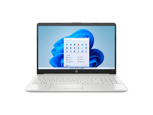 HP 15-dw Laptop 11th Gen Intel Core i3-1115G4 8GB 256GB SSD 15.6 Full HD WLED Keyboard Eng Arabic Silver