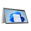 HP Envy X360 silver laptop with 15.6-inch touchscreen display