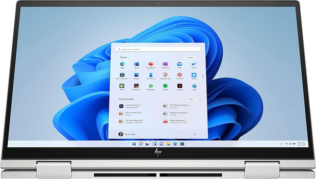 Laptop فضي بشاشة لمس 15.6 ولوحة مفاتيح كبيرة مع Touchpad