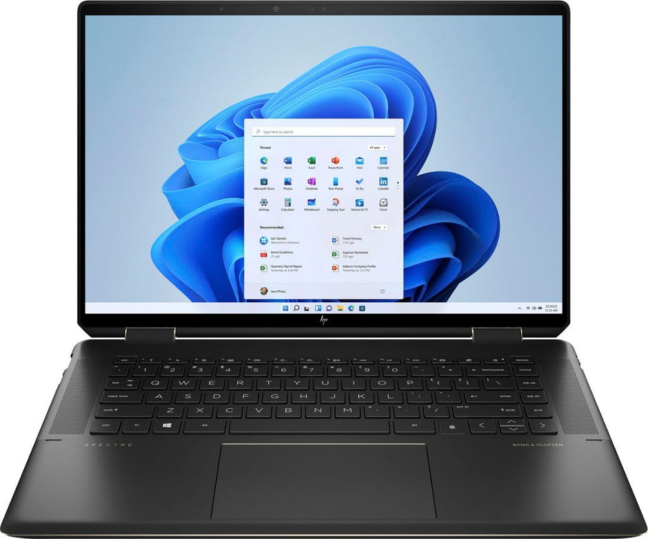HP Spectre 2-in-1 16" UHD+ Touch Screen Laptop Evo Platform Core i7-1260p 12th Gen 32GB Memory - 4GB Graphics Intel Arc A370M Nightfall Black Keyboard English / Arabic