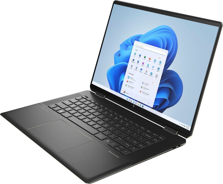 HP Spectre 2-in-1 16" UHD+ Touch Screen Laptop Evo Platform Core i7-1260p 12th Gen 32GB Memory - 4GB Graphics Intel Arc A370M Nightfall Black Keyboard English / Arabic