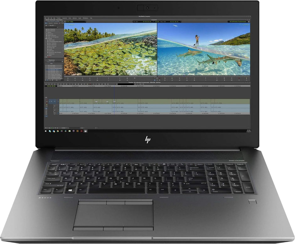 HP Zbook 17 G6 Mobile Workstation Laptop 17 Inch Display Intel Core i7 Processor 9th Generation  16GB RAM NVIDIA Quadro T1000 4GB GDDR5 VRAM Keyboard English Arabic Grey