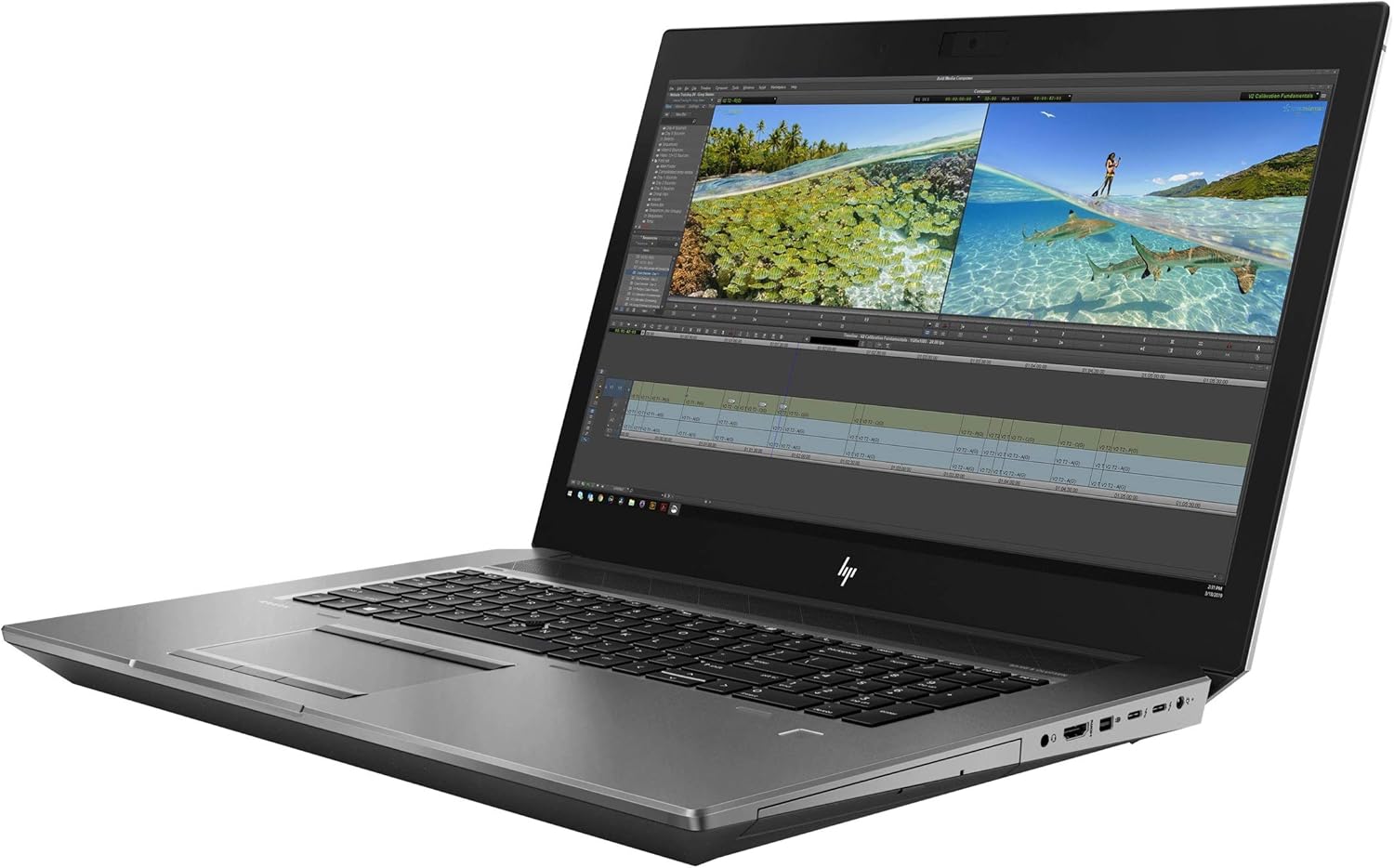 HP Zbook 17 G6 Mobile Workstation Laptop 17 Inch Display Intel Core i7 Processor 9th Generation  16GB RAM NVIDIA Quadro T1000 4GB GDDR5 VRAM Keyboard English Arabic Grey