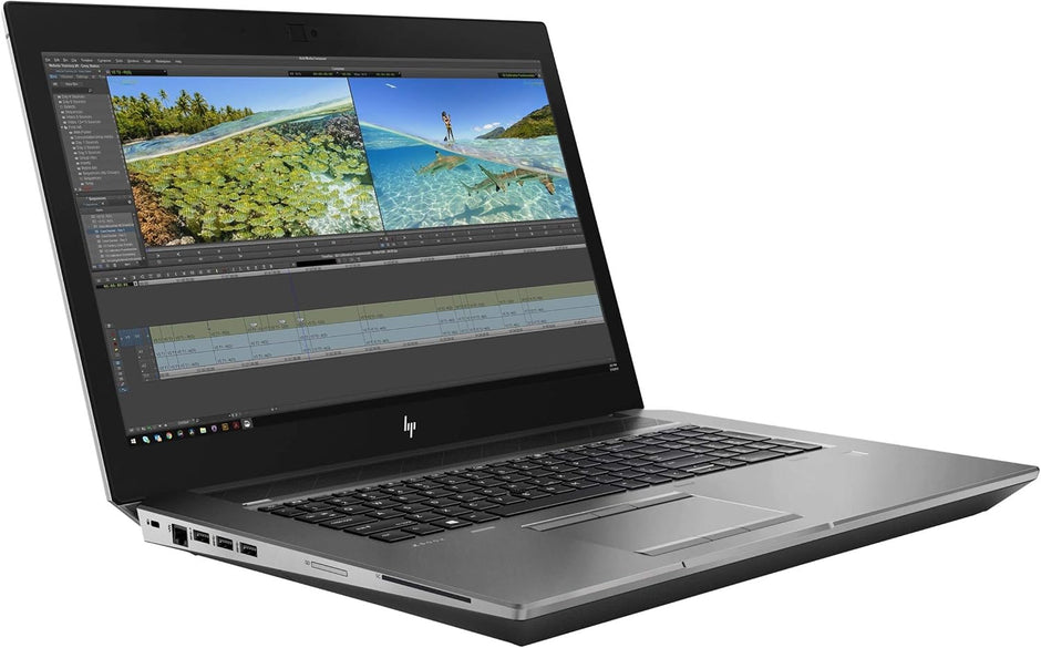 HP Zbook 17 G6 Mobile Workstation Laptop 17 Inch Display Intel Core i7 Processor 9th Generation  16GB RAM NVIDIA Quadro T1000 4GB GDDR5 VRAM Keyboard English Arabic Grey
